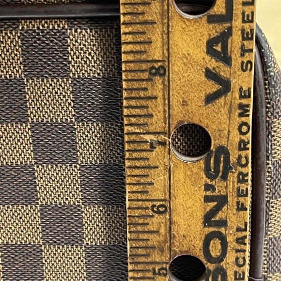 LOUIS VUITTON France 15" Damier Travel Compact Duffle Carryall Cabin Size Bag - Picture 8 of 12